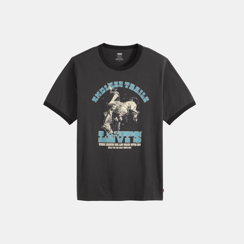 POLERA HOMBRE STANDARD RINGER TEE NEGRO LEVIS 001X0-0014 - 5