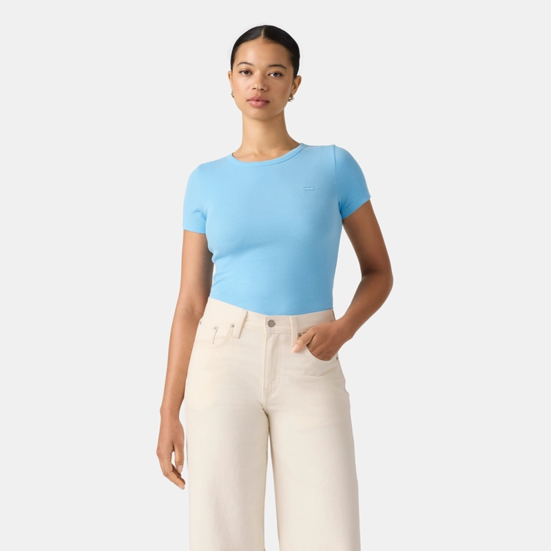 POLERA MUJER HAYES TEE CELESTE LEVIS 001J3-0062 - 1