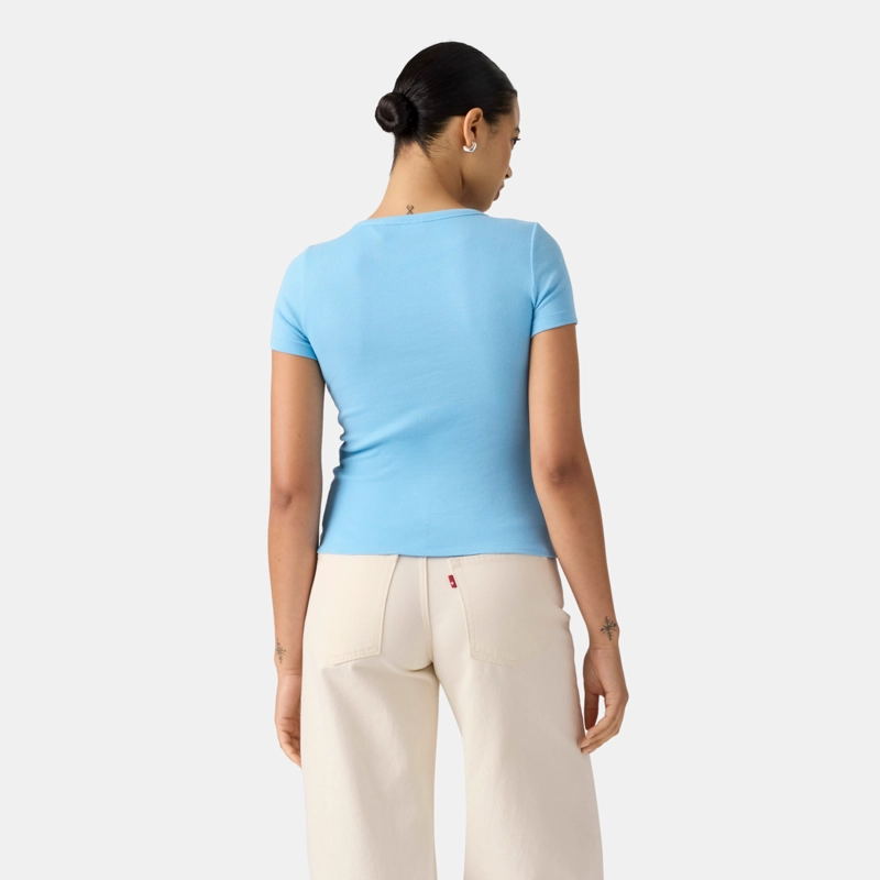 POLERA MUJER HAYES TEE CELESTE LEVIS 001J3-0062 - 2