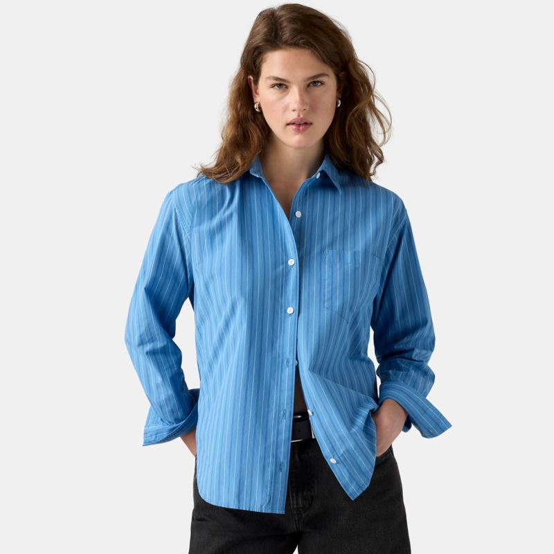 BLUSA MUJER HARLIE BOYFRIEND SHIRT CELESTE LEVIS 001HM-0029 - 3