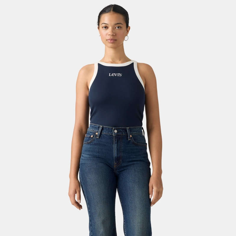 POLERA MUJER ESSENTIAL RACER TANK AZUL LEVIS 003QP-0017 - 1
