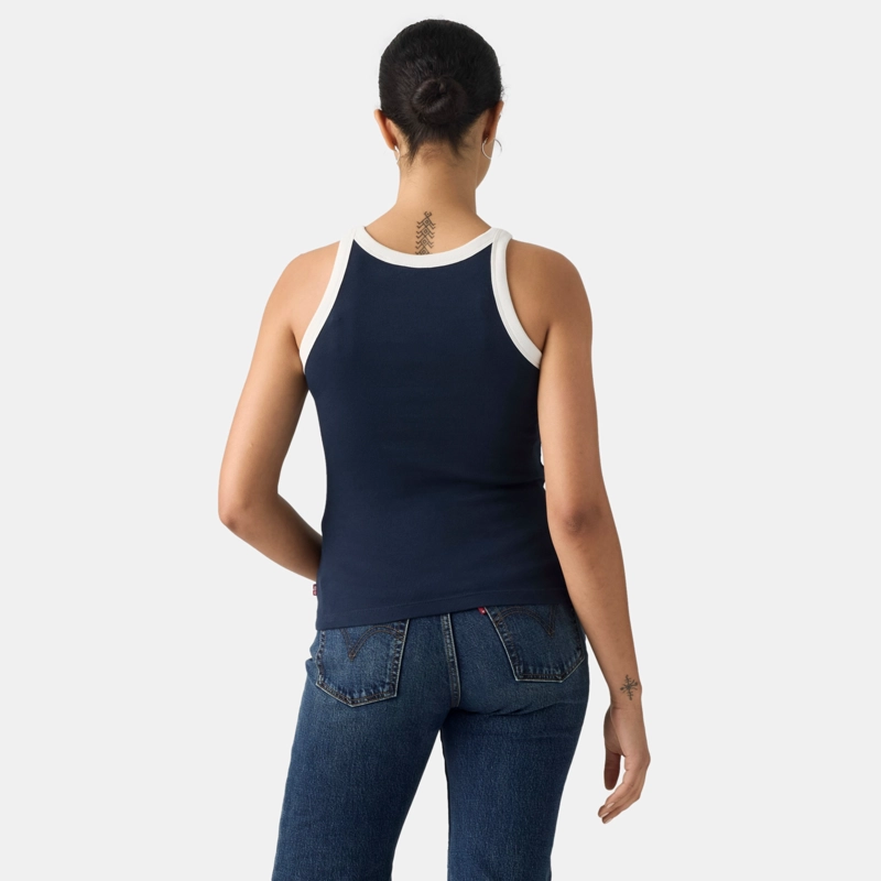 POLERA MUJER ESSENTIAL RACER TANK AZUL LEVIS 003QP-0017 - 2