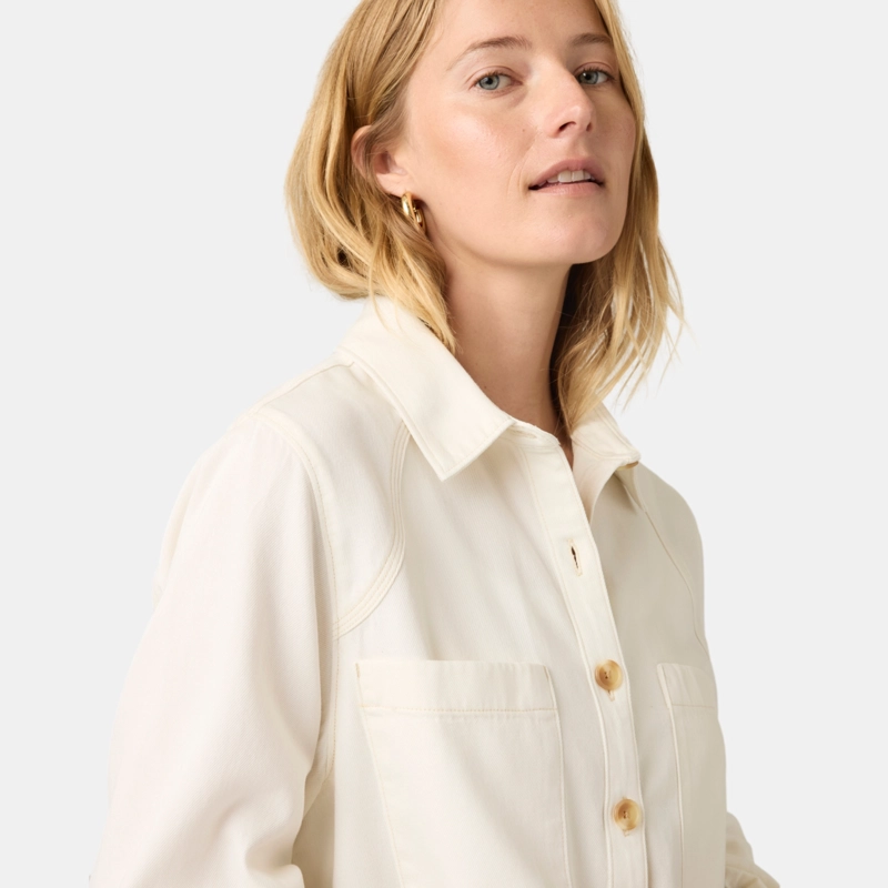 BLUSA MUJER TINI UTILITY SHIRT BLANCO LEVIS 005EV-0009 - 4