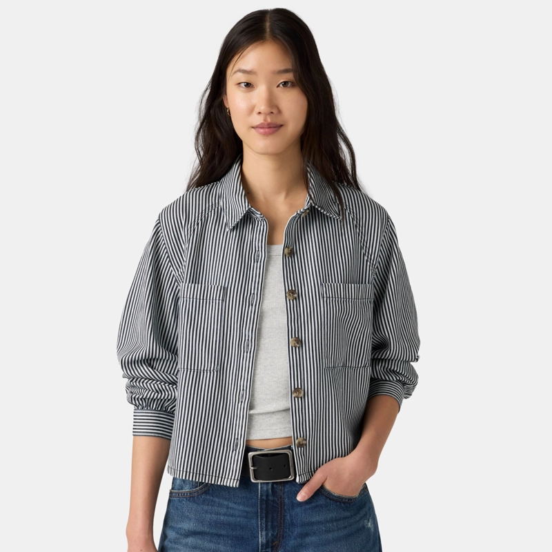 BLUSA MUJER TINI UTILITY SHIRT AZUL LEVIS 005EV-0017 - 3