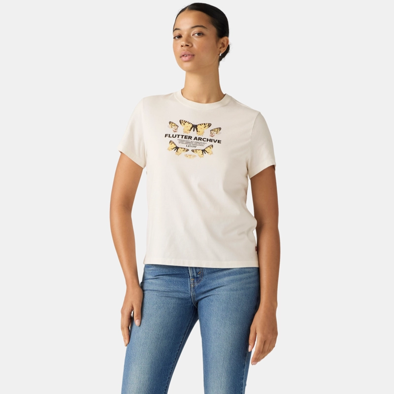 POLERA MUJER FAVORITE TEE BEIGE LEVIS 005GV-0061 - 1