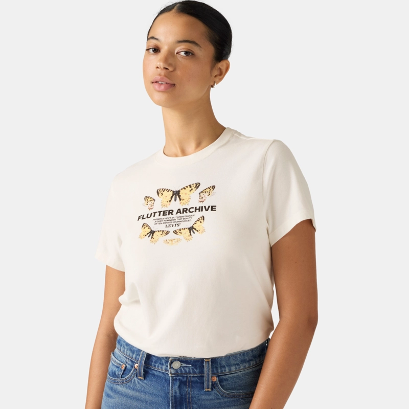 POLERA MUJER FAVORITE TEE BEIGE LEVIS 005GV-0061 - 3