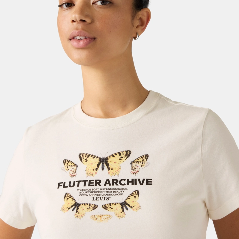 POLERA MUJER FAVORITE TEE BEIGE LEVIS 005GV-0061 - 4