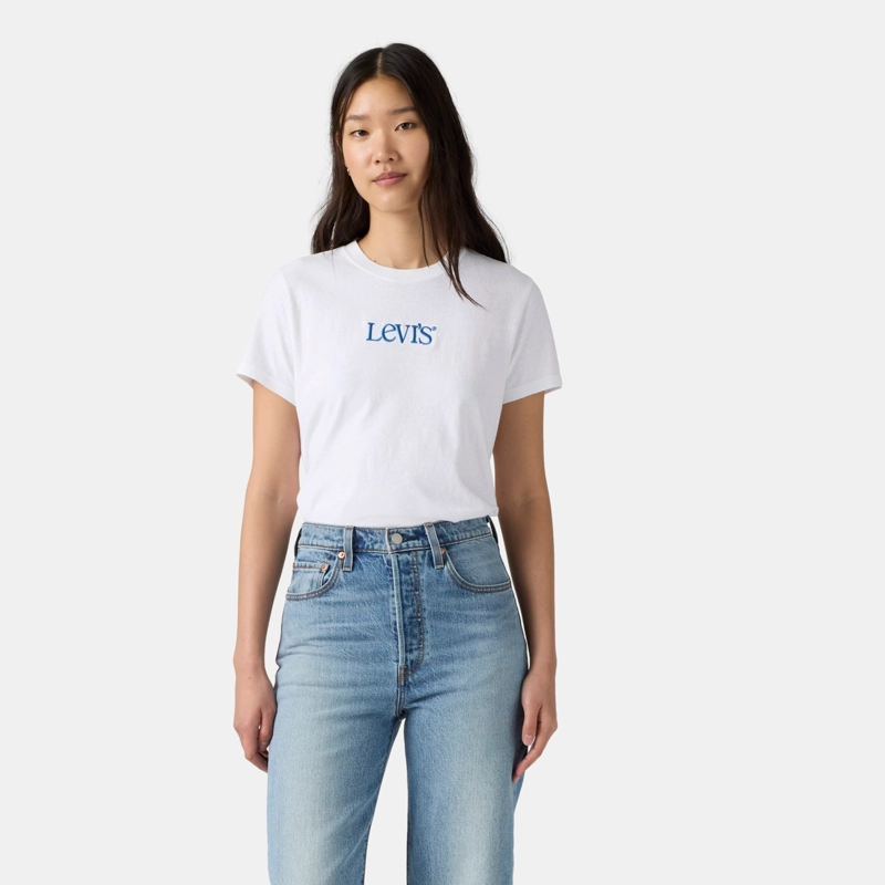 POLERA MUJER FAVORITE TEE BLANCO LEVIS 005GV-0086 - 1