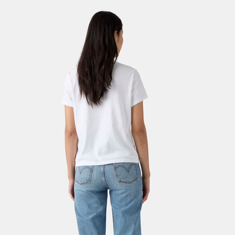 POLERA MUJER FAVORITE TEE BLANCO LEVIS 005GV-0086 - 2