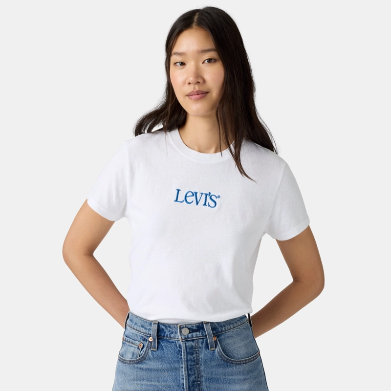POLERA MUJER FAVORITE TEE BLANCO LEVIS 005GV-0086 - 3