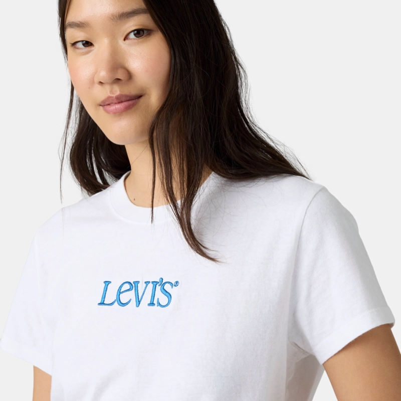 POLERA MUJER FAVORITE TEE BLANCO LEVIS 005GV-0086 - 4