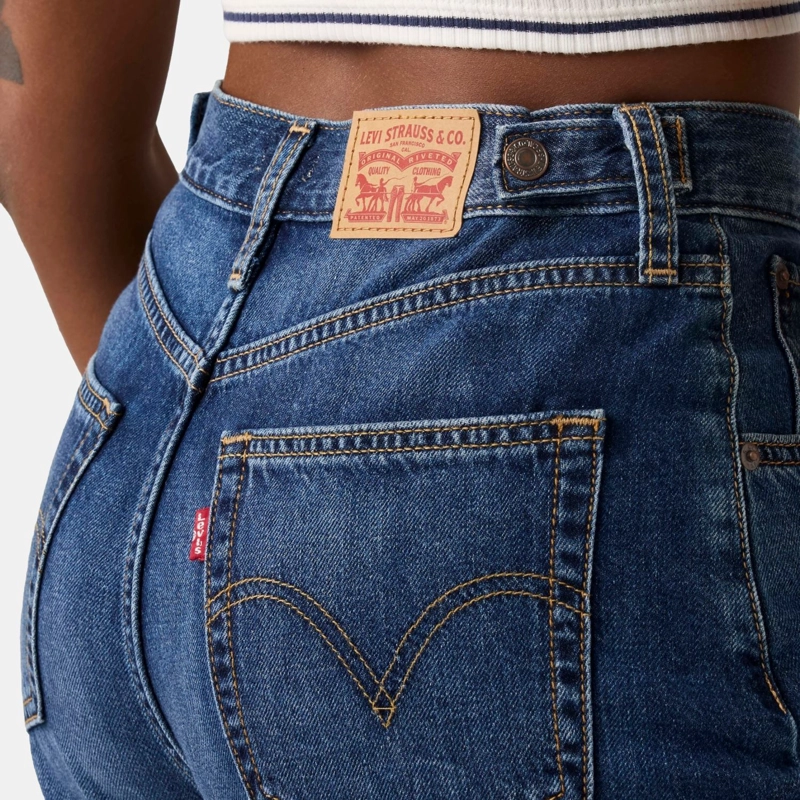 SHORT MUJER CINCH MID THIGH AZUL LEVIS 003KI-0021 - 5