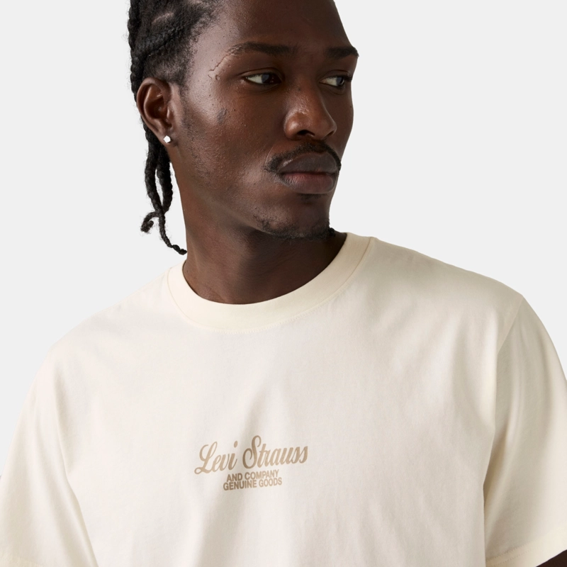 POLERA HOMBRE RELAXED FIT TEE BEIGE LEVIS 16143-2689 - 4