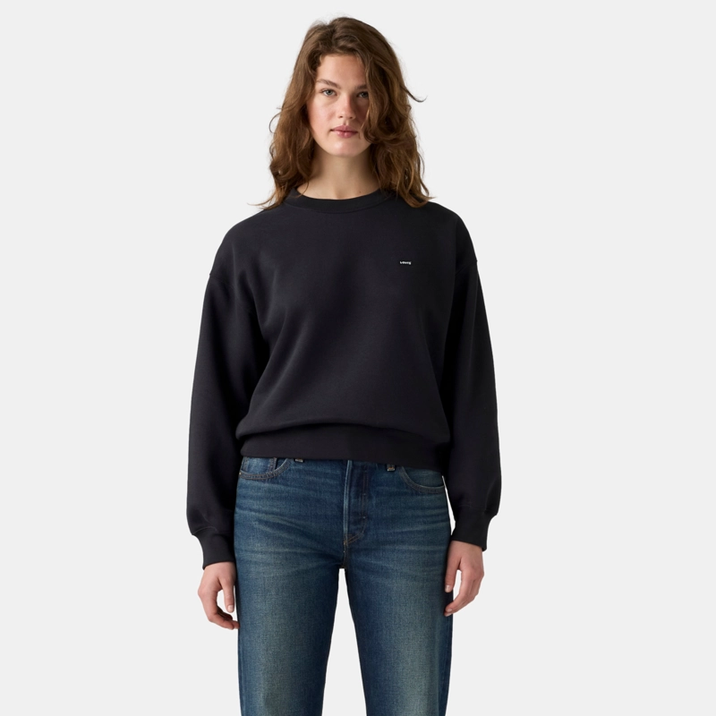 POLERON MUJER EVERYDAY CREWNECK NEGRO LEVIS 0082J-0000 - 1