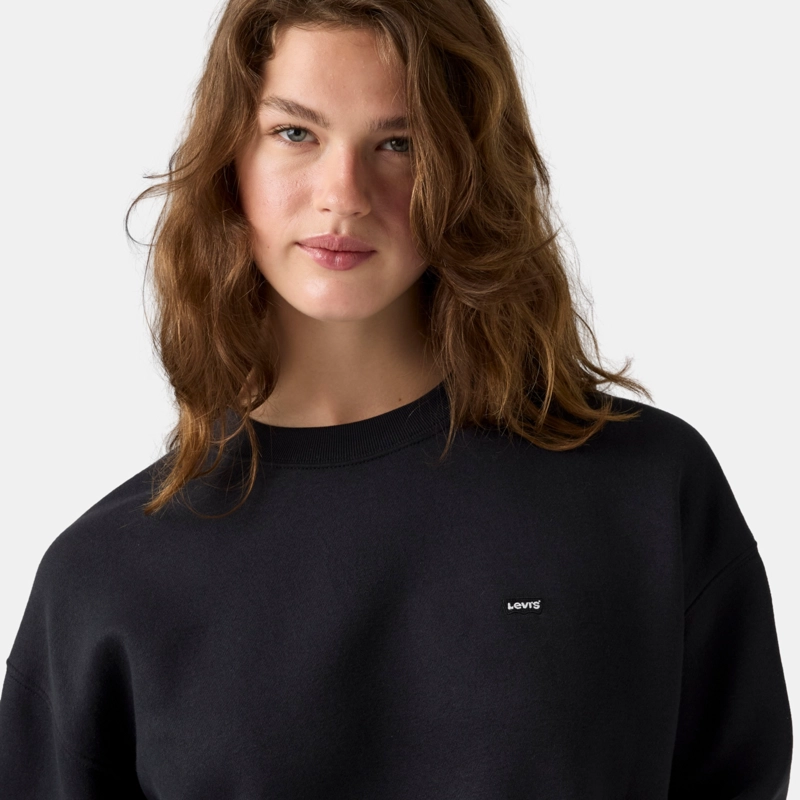 POLERON MUJER EVERYDAY CREWNECK NEGRO LEVIS 0082J-0000 - 4