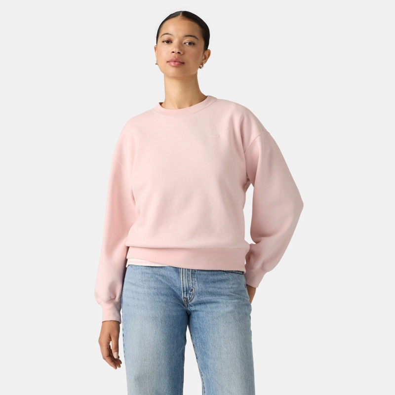 POLERON MUJER EVERYDAY CREWNECK ROSADO LEVIS 0082J-0003 - 1