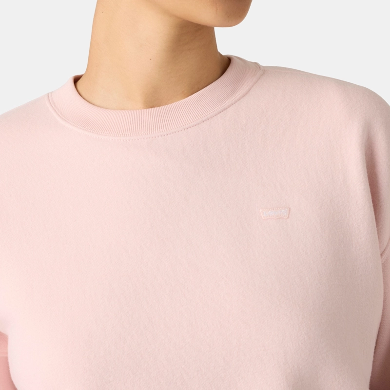 POLERON MUJER EVERYDAY CREWNECK ROSADO LEVIS 0082J-0003 - 4