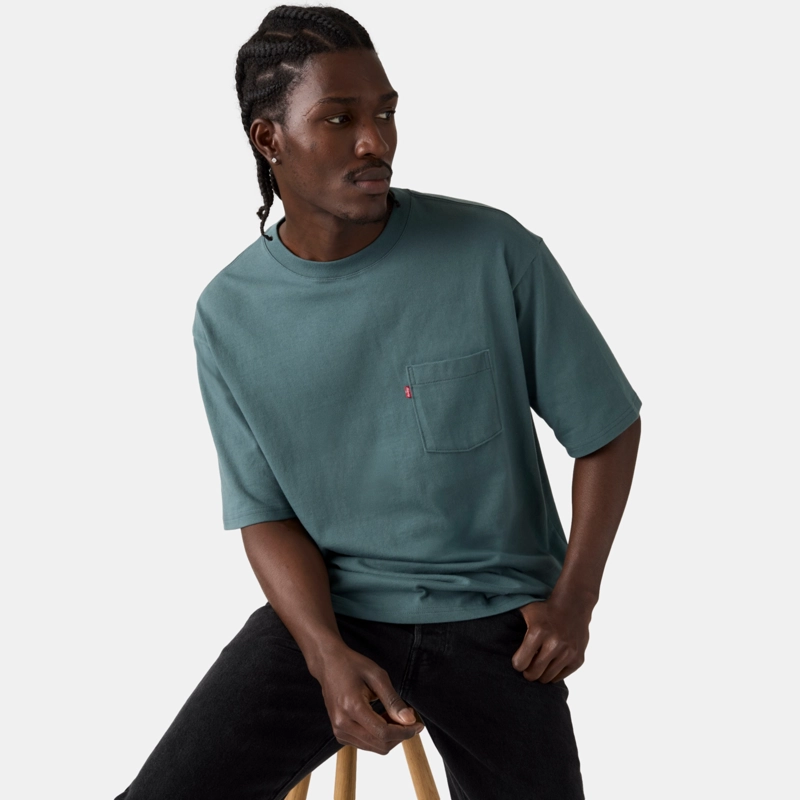 POLERA HOMBRE HALF TEE GRIS LEVIS 005OB-0010 - 4
