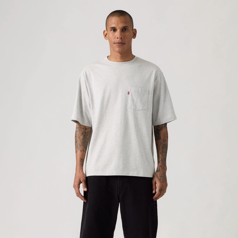 POLERA HOMBRE HALF TEE GRIS LEVIS 005OB-0002 - 1