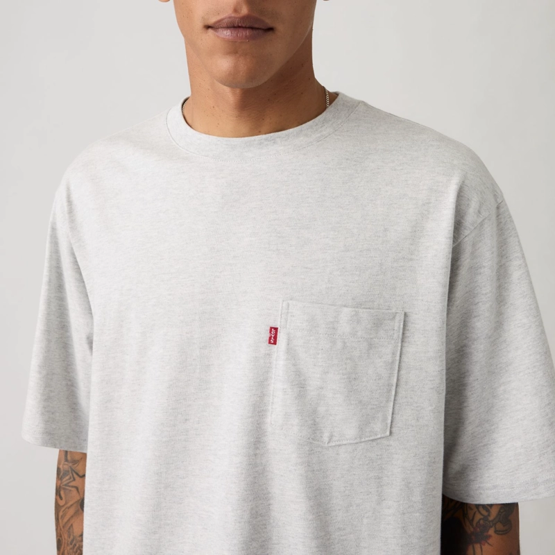 POLERA HOMBRE HALF TEE GRIS LEVIS 005OB-0002 - 3