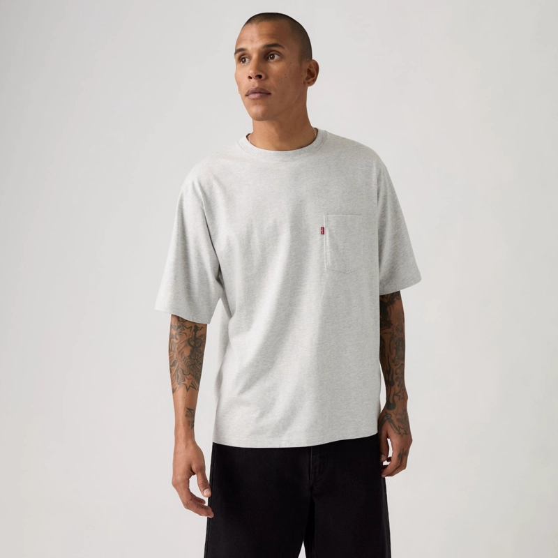 POLERA HOMBRE HALF TEE GRIS LEVIS 005OB-0002 - 4
