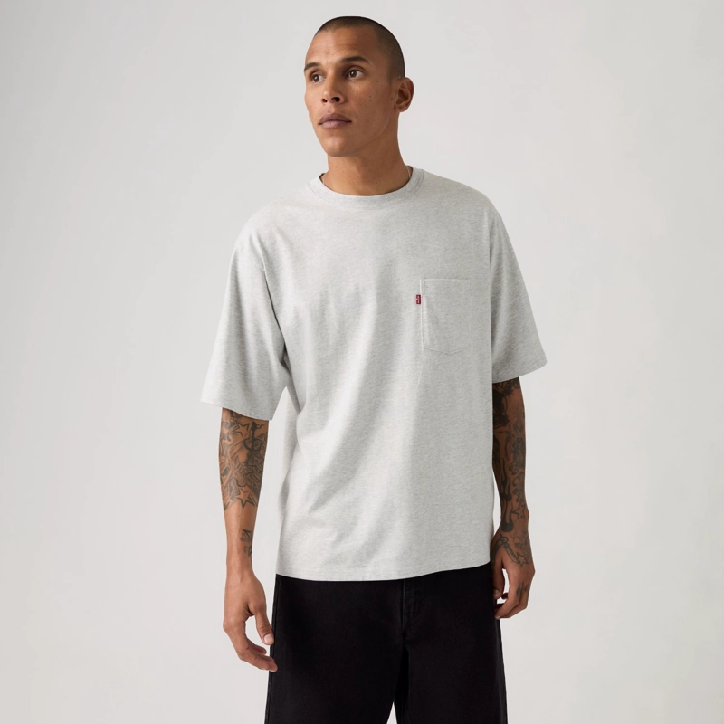 POLERA HOMBRE HALF TEE GRIS LEVIS 005OB-0002 - 4