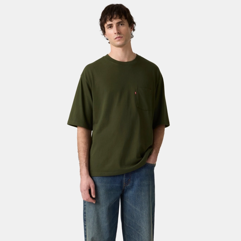 POLERA HOMBRE HALF TEE VERDE LEVIS 005OB-0011 - 1