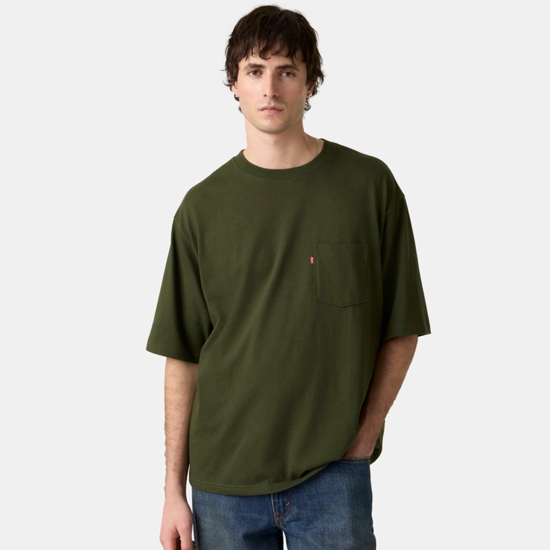POLERA HOMBRE HALF TEE VERDE LEVIS 005OB-0011 - 3