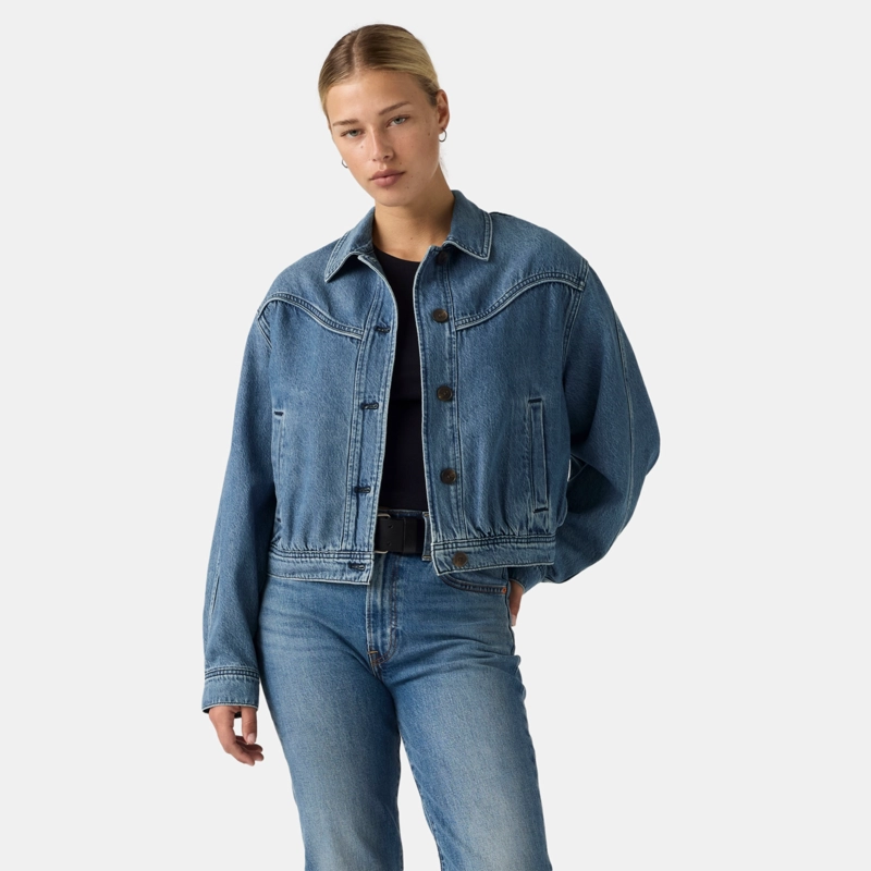 CHAQUETA MUJER DANI WESTERN HARRINGTON AZUL LEVIS 006RM-0000 - 1