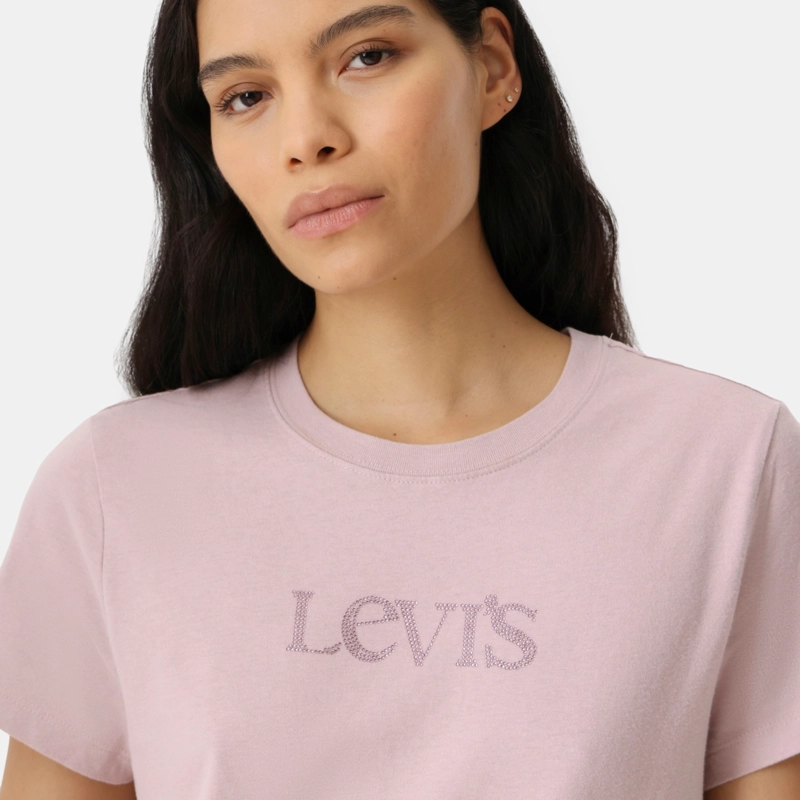 POLERA MUJER FAVORITE TEE ROSADO LEVIS 005GV-0066 - 5