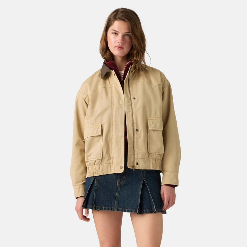 CHAQUETA MUJER WINNIE WESTERN DAD BEIGE LEVIS 006RT-0003 - 1