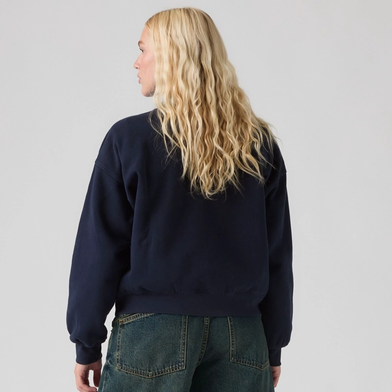 POLERON MUJER VINTAGE BOXY CREW AZUL LEVIS 005OZ-0037 - 2