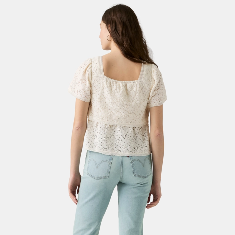 BLUSA MUJER DOM LACE BLOUSE BEIGE LEVIS 007XH-0005 - 2
