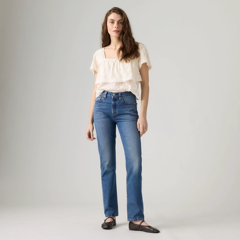 JEANS MUJER 501 FOR WOMEN AZUL LEVIS 12501-0682 - 2