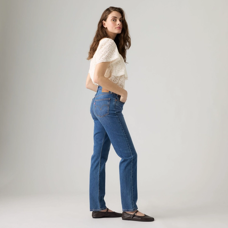 JEANS MUJER 501 FOR WOMEN AZUL LEVIS 12501-0682 - 3