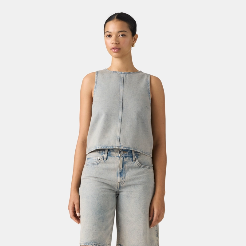BLUSA MUJER DENIM SHELL GRIS LEVIS 0082R-0001 - 1