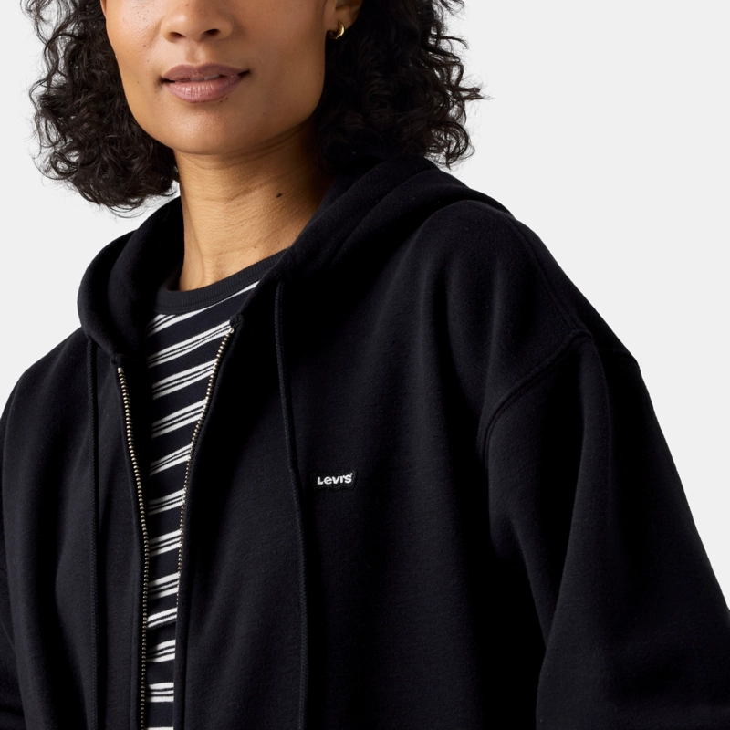 POLERON MUJER EVERYDAY FULL ZIP NEGRO LEVIS 0082L-0000 - 4