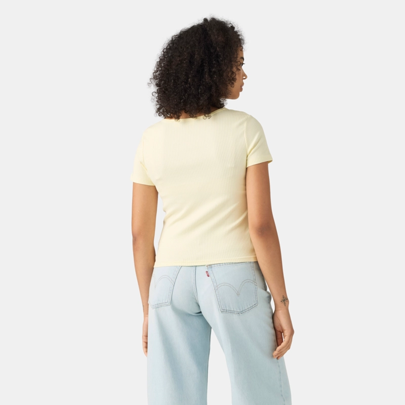 POLERA MUJER AUSTEN BUTTON THROUGH AMARILLO LEVIS 0087U-0005 - 2