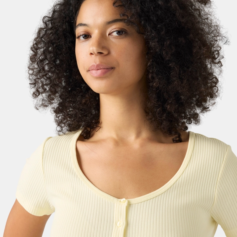 POLERA MUJER AUSTEN BUTTON THROUGH AMARILLO LEVIS 0087U-0005 - 4