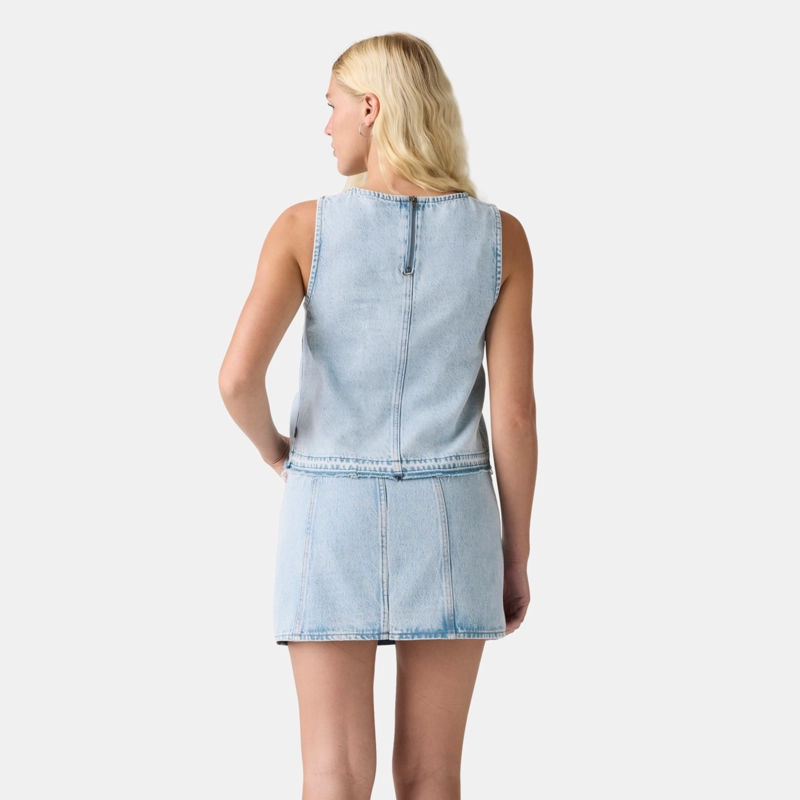 BLUSA MUJER DENIM SHELL AZUL LEVIS 0082R-0000 - 2