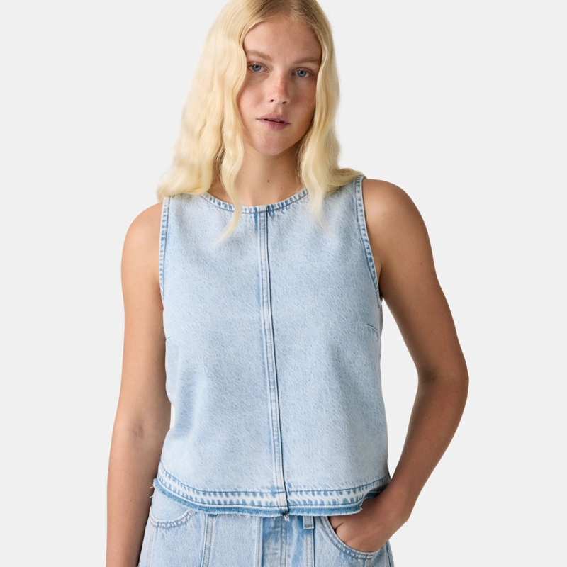 BLUSA MUJER DENIM SHELL AZUL LEVIS 0082R-0000 - 3