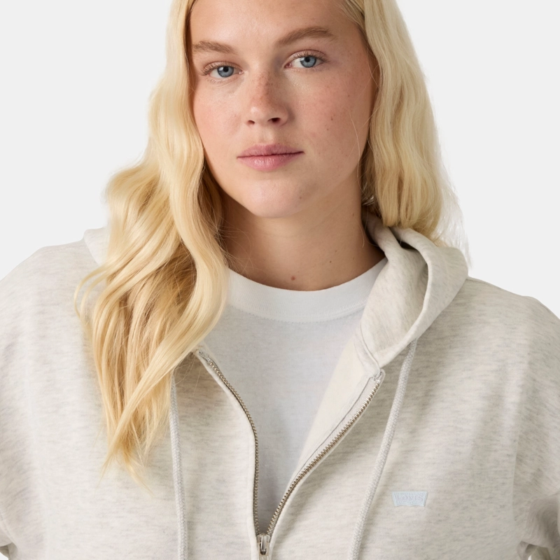 POLERON MUJER EVERYDAY FULL ZIP HOODIE GRIS LEVIS 0082L-0005 - 4