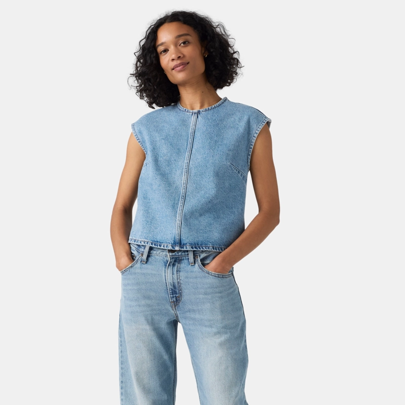 BLUSA MUJER DENIM TEE AZUL LEVIS 008AG-0000 - 1