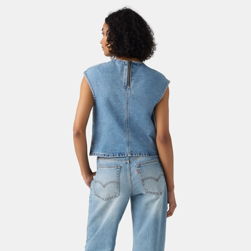 BLUSA MUJER DENIM TEE AZUL LEVIS 008AG-0000 - 2