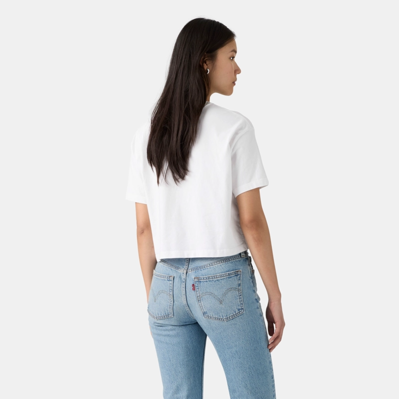 POLERA MUJER CROPPED ANYDAY TEE BLANCO LEVIS 0087V-0000 - 2