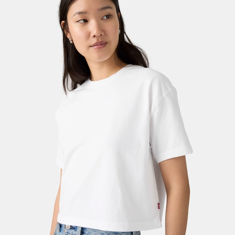 POLERA MUJER CROPPED ANYDAY TEE BLANCO LEVIS 0087V-0000 - 3