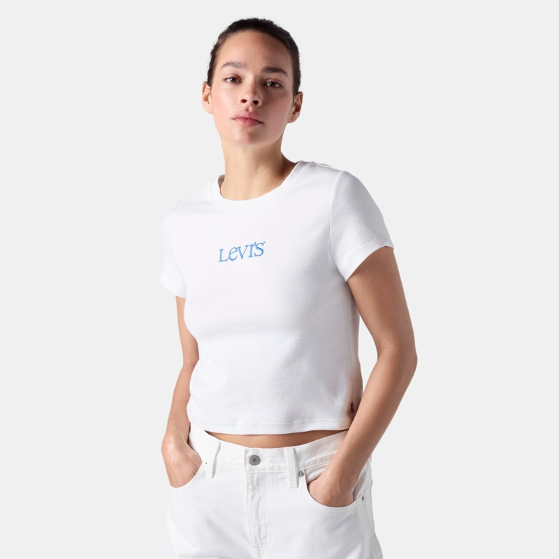 POLERA MUJER ESSENTIAL BABY TEE BLANCO LEVIS 008CH-0000 - 3