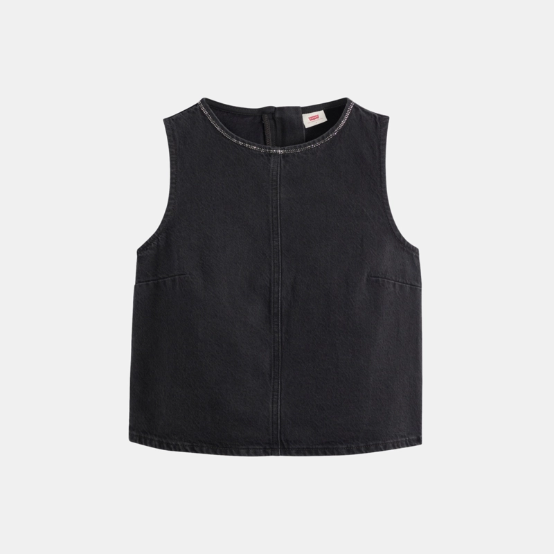 BLUSA MUJER RHINESTONE DENIM SHELL NEGRO LEVIS 008DY-0000 - 5