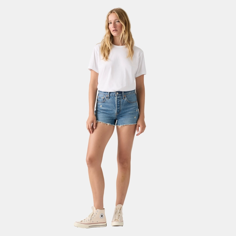 SHORT MUJER 501 ORIGINAL AZUL LEVIS 56327-0539 - 4
