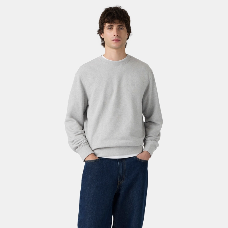 POLERON HOMBRE THE ORIGINAL CREW GRIS LEVIS 35909-0082 - 1
